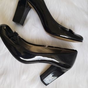 Women shoes AK Anne Klein Black Patent Size 10